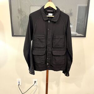 Apolis Global - Indigo Dyed Wool Blend Chore Jacket - Black